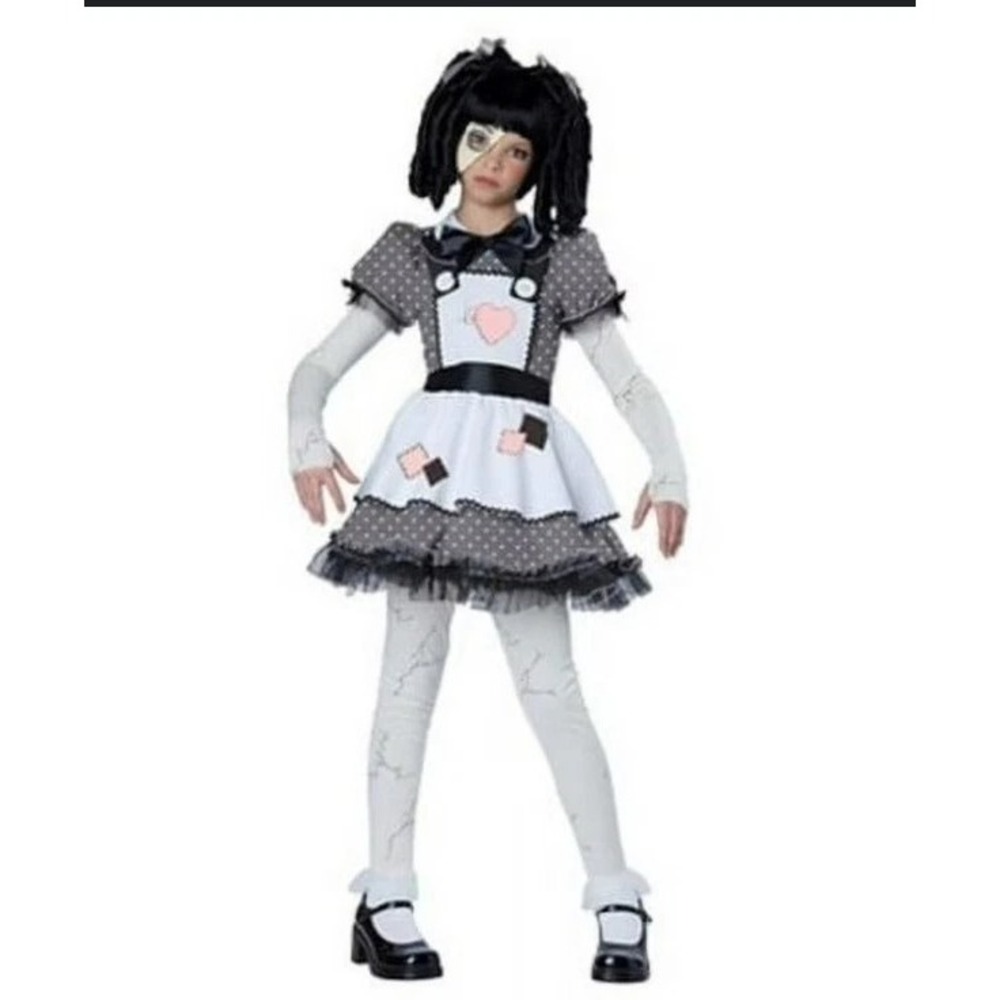 California‎ Costumes Haunted Doll Child Costume Medium 8-10